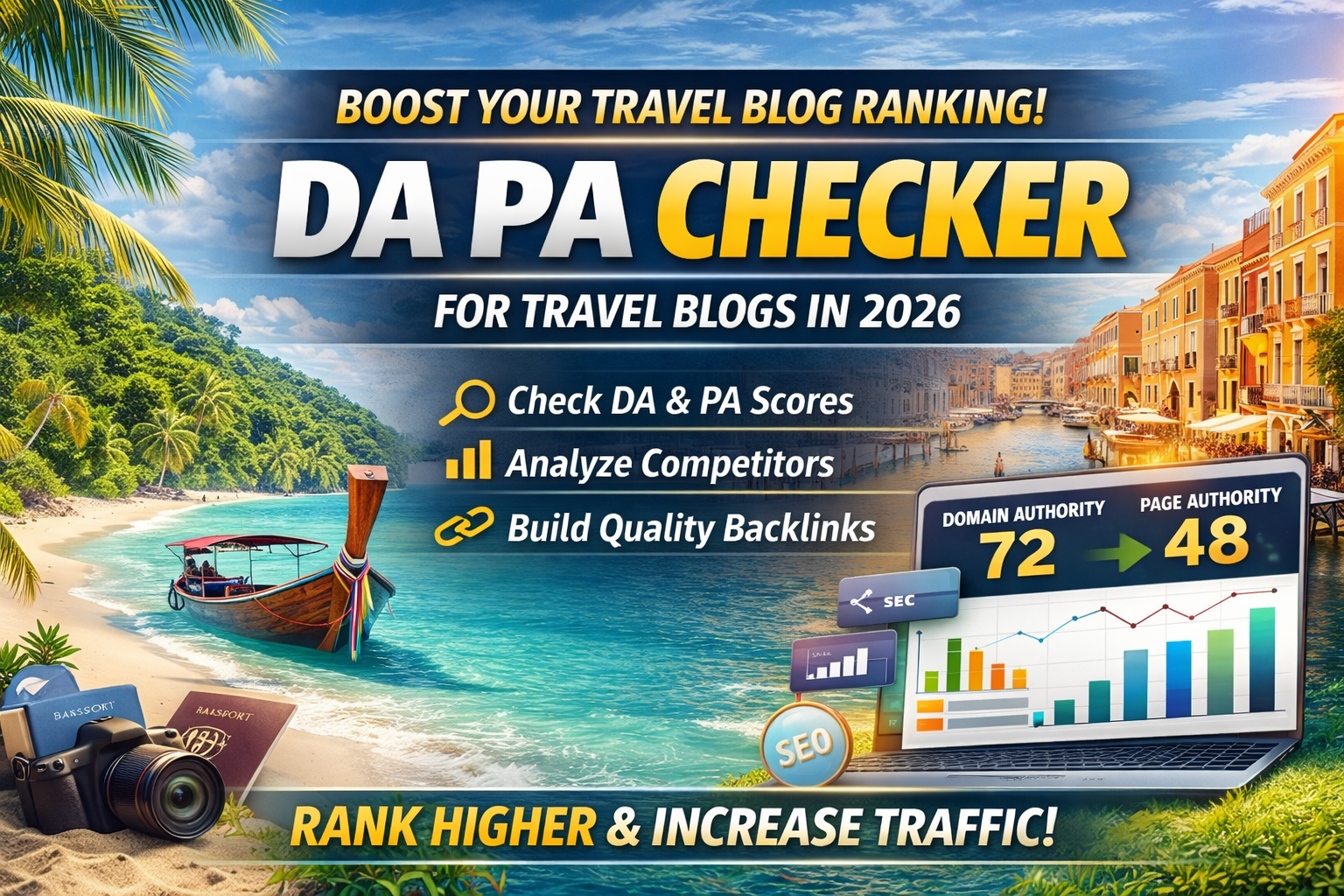 Traveling Blogs Can Rank Using a DA PA Checker in 2026